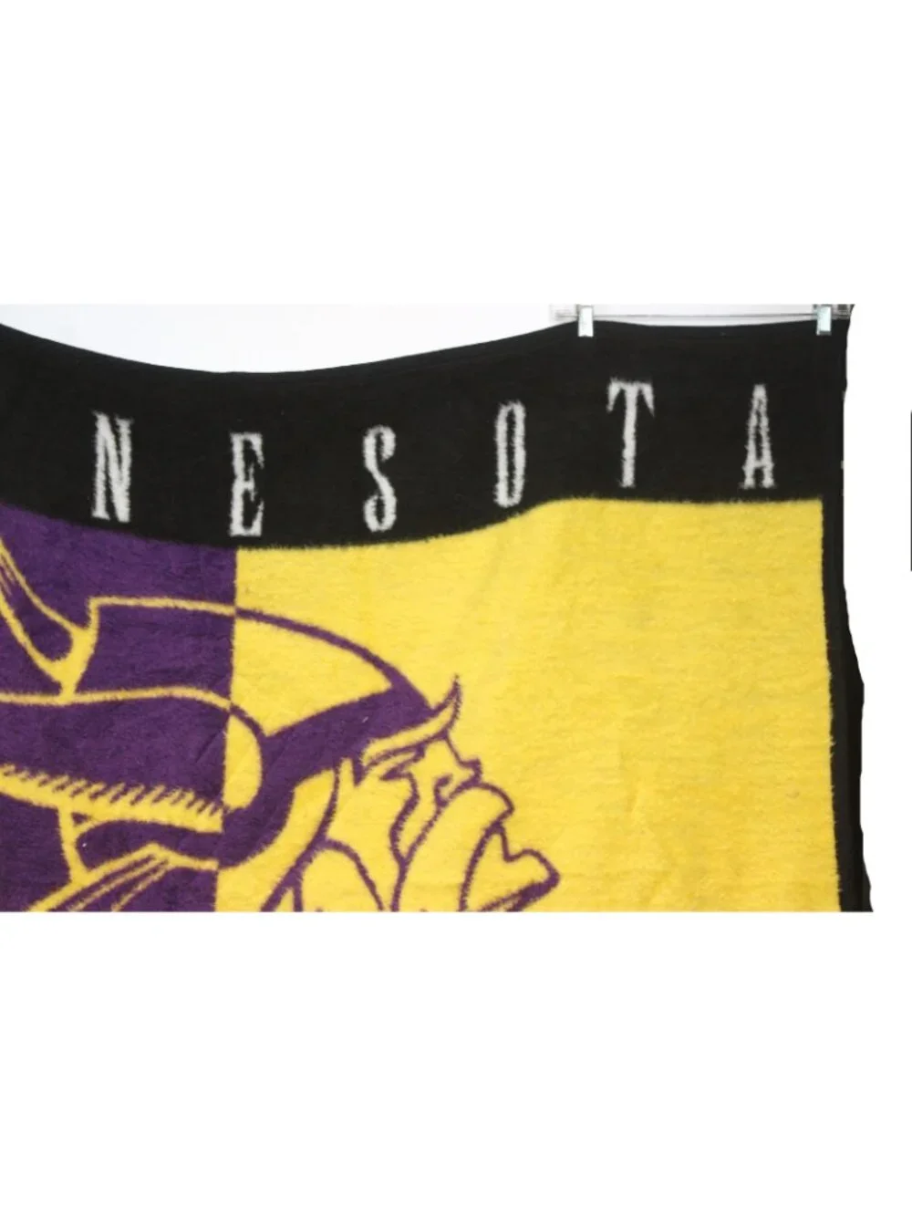 Biederlack Minnesota Vikings Plush Blanket Stadium NFL Faux Fur Reversible Throw